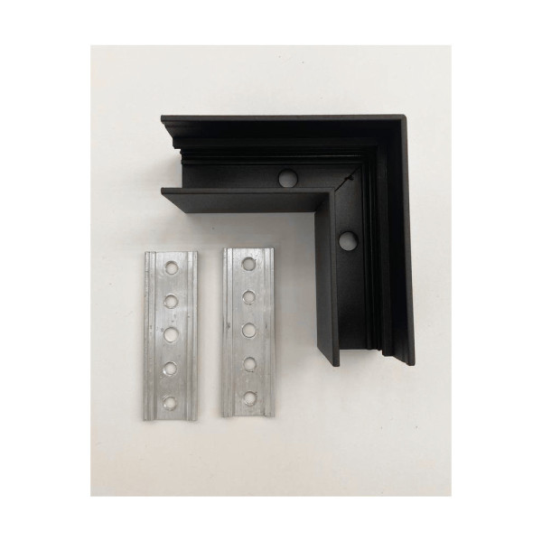 З'єднувач кутовий накладний Nowodvorski 10164 LVM Horizontal Corner IP20 чорний - фото №2