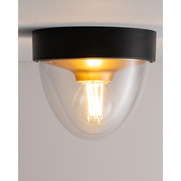 Вуличний світильник Nowodvorski 7976 Nook E27 1x10W IP44 чорний - фото №2