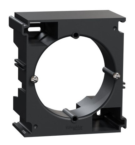 Підрозетник зовнішнього монтажу модульний Schneider Electric Sedna Design чорний SDD114902