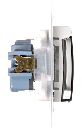 Електрична розетка Kontakt Simon Simon 54 Premium DGSZ1BZ.01/41A IP44 із заземленням шторками та прозорою кришкою (кремовий) - фото №2