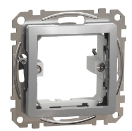 Рамка-адаптер для изделий 45х45мм Schneider Electric Sedna Design & Elements для Unica New алюминий SDD113905