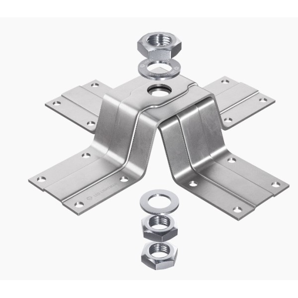 Нержавіюча основа на прямий дах Leo Lightman L190 Ni (411133) - фото №1