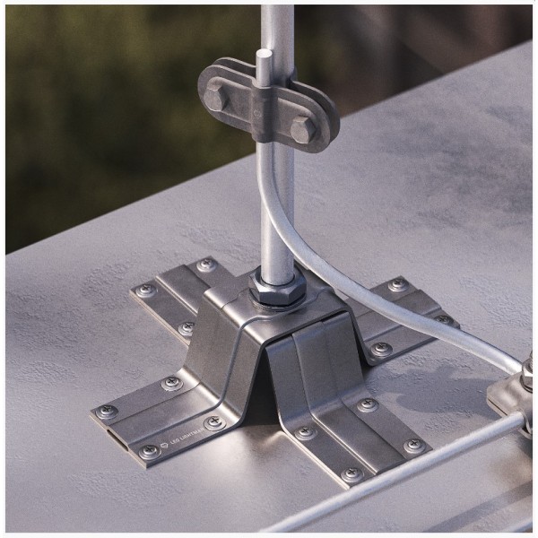 Нержавіюча основа на прямий дах Leo Lightman L190 Ni (411133) - фото №3