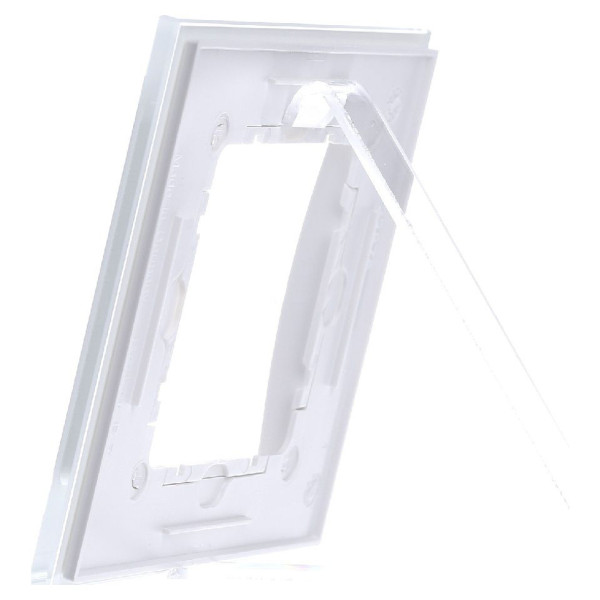 Рамка скляна 1-місна полярна білизна Berker B.7 - фото №3