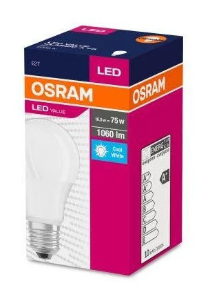 Світлодіодна лампа Osram 4052899971035 VALUE A75 10Вт 1055Лм 6500К E27 - фото №4