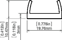 Монтажный кронштейн PL-PDM (KLUS_C24041C02) - фото №1