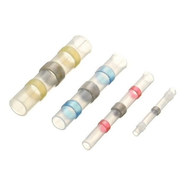 Термоусадочная гильза TNSy SST-S (0,5-1,0) з оловом красная (TNSy5500630) 100шт/пак - фото №1