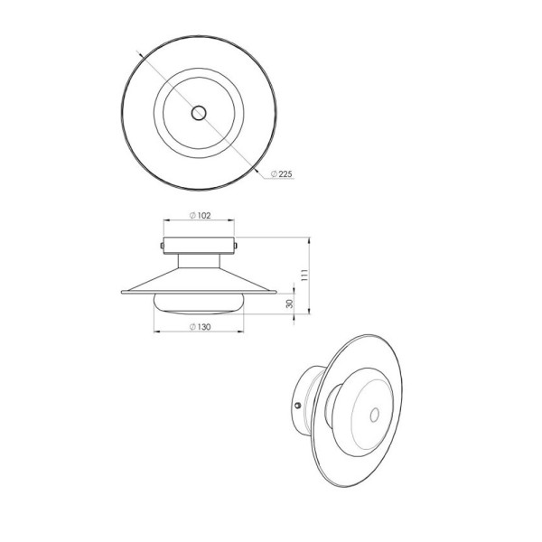 Бра, настінний світильник Pikart 30809-1 G9 1x60W IP20 - фото №4
