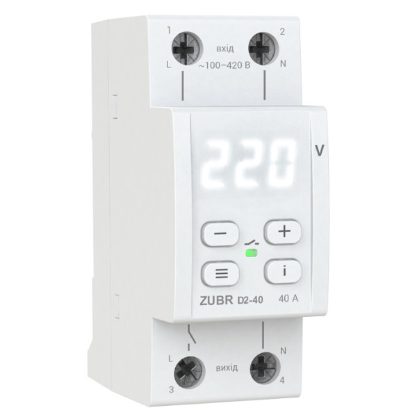Реле напруги ZUBR D2-40
