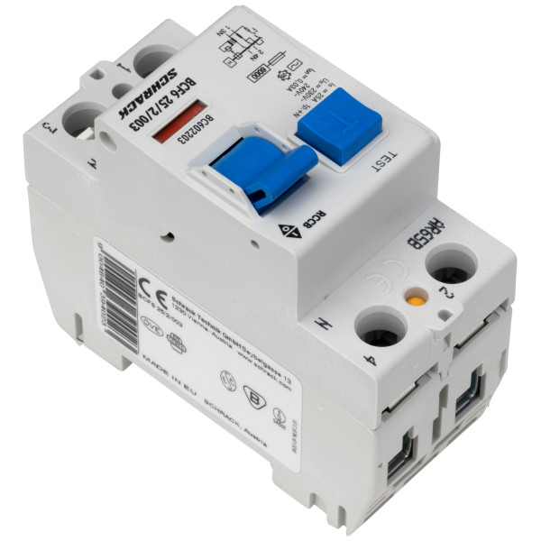 ПЗВ Schrack BC602203 6кА 25А 30мА 1Р+N тип AC - фото №6