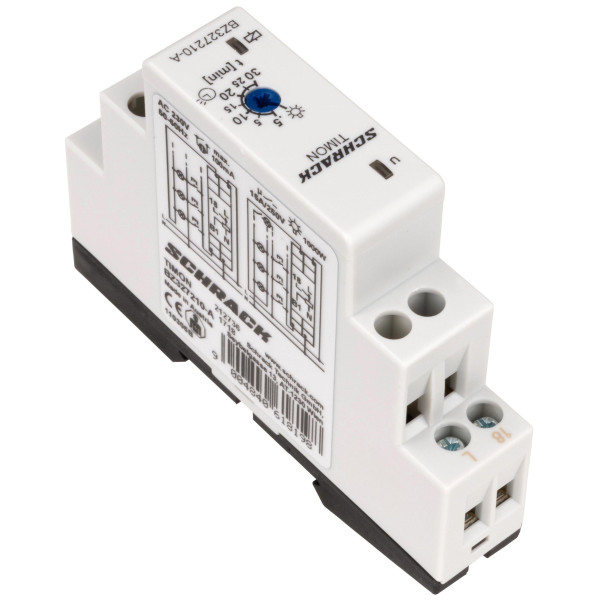 Таймер лестничного освещения Schrack BZ327210A TIMON 16А 0,5-30мин - фото №5