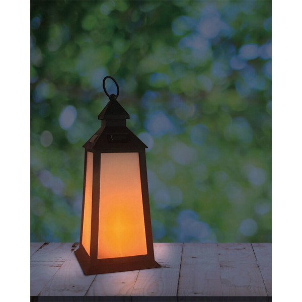 Вуличний світильник на сонячній батареї Goldlux 330284 Fenix LED 1600K IP44 чорний - фото №2