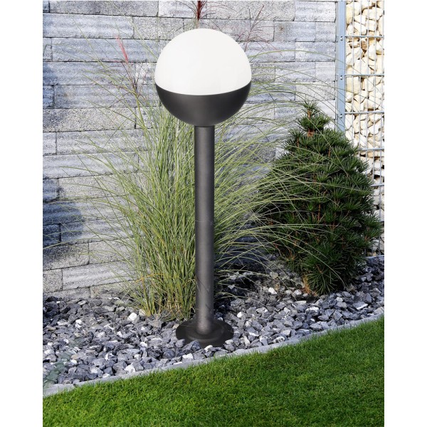 Вуличний світильник Goldlux 311641 Ulsa E27 1x12W IP44 чорний - фото №1