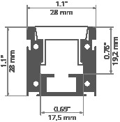 LED-профіль KLUS HR-OPTI, 2 метри (KLUS_A01844A_2) - фото №3