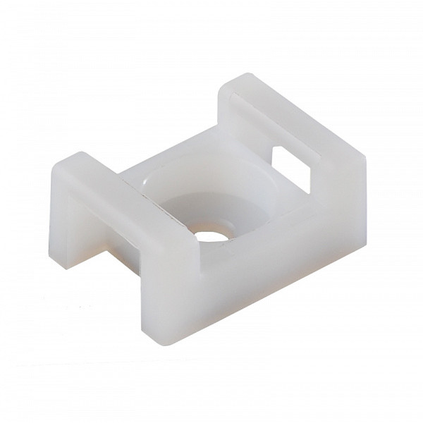 Майданчик до хомутів Аско-Укрем CTH-2А Ø4,5 100шт білий (A0150090053)