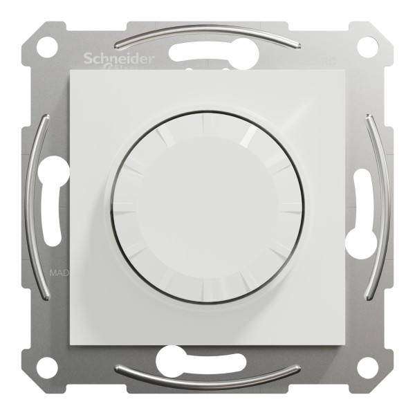 Поворотний димер для LED ламп RC 3-370Вт Schneider Electric Asfora без рамки білий (EPH6870121) - фото №3