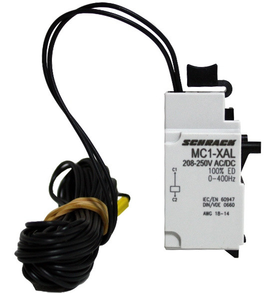 Незалежний розчіплювач Schrack MC199744 208-250В AC з проводом 3м для MC1