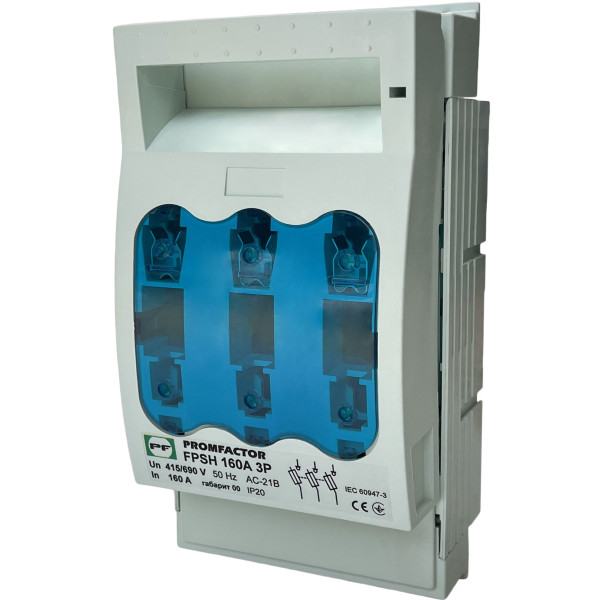 Выключатель-разъединитель под предохранитель Promfactor FPSH 160A 3P (FPSH1603)