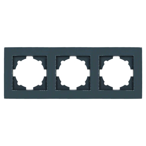 Рамка ELBI VEGA Colorline темно-синя 3-на (510-012110-227)