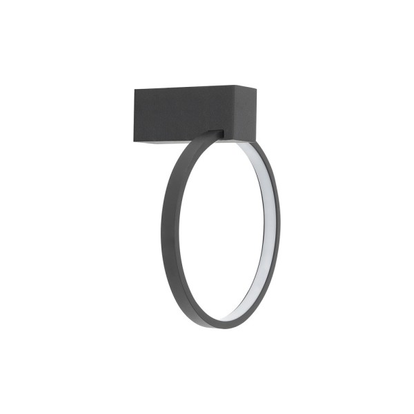 Бра, настінний світильник Nowodvorski 10808 Circolo LED XS 1x9W 3000K 190Lm IP20 чорний