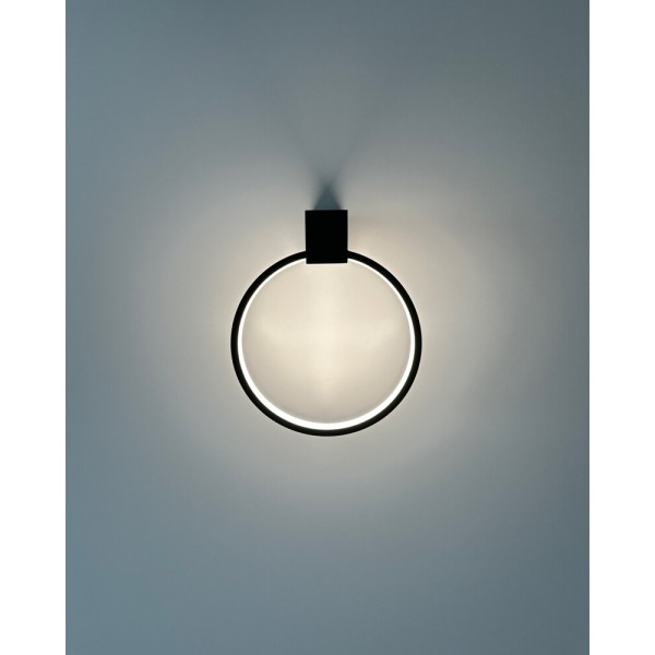 Бра, настінний світильник Nowodvorski 10808 Circolo LED XS 1x9W 3000K 190Lm IP20 чорний - фото №3