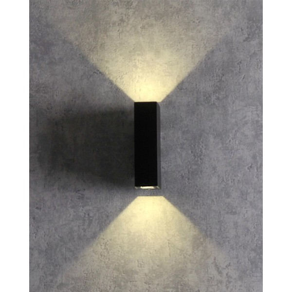 Вуличний світильник Goldlux 319999 Orlean LED 2x2.5W 4000K 430Lm IP54 чорний - фото №1