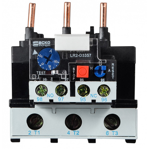 Тепловое реле Аско-Укрем PT 3357 37,0-50,0А LR2-D3357 (A0040060019) - фото №2
