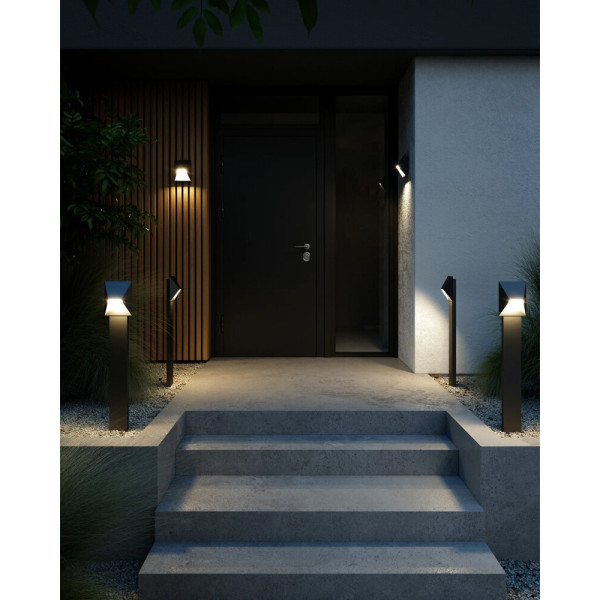 Вуличний світильник Nordlux 2218208003 Pontio GU10 1x25W IP54 чорний - фото №1