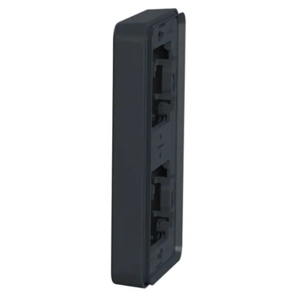 Вертикальна 2-постова рамка Schneider Electric MUR34151 IP55 (чорний) - фото №2