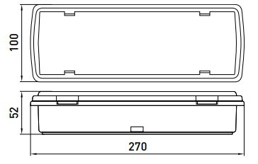 Аварійний світильник E.Next e.emerg.507L-24.led.Li.3h.IP65 3 години (l0660042) - фото №5