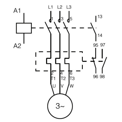 Тепловое реле NOARK Ex9R38B 3Р 32A (110337) - фото №2