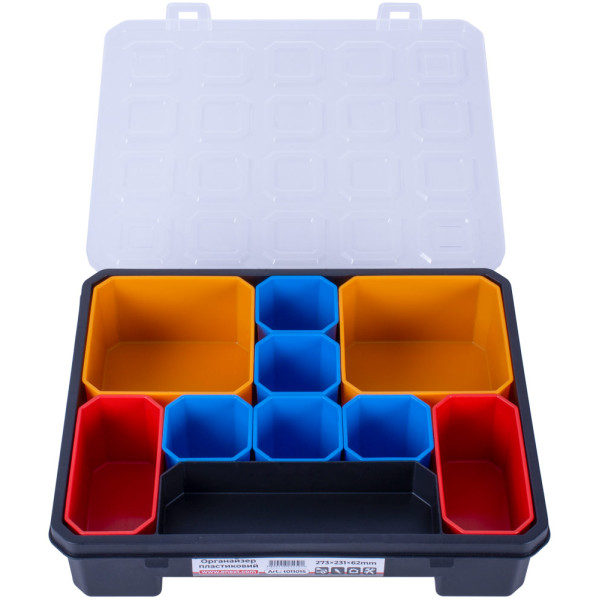 Пластиковый органайзер E.Next e.toolbox.pro.15, 15" 273х231х62мм (t011015) - фото №2