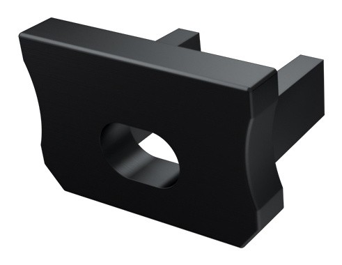 Заглушка Lumines для типа X с отверстием чёрный - фото №1