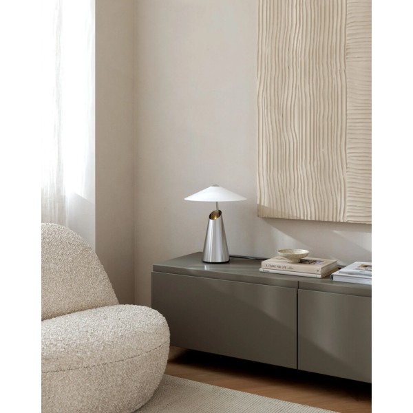 Настольная лампа Nordlux 2320375033 Taido E27 1x25W IP20 хром - фото №1