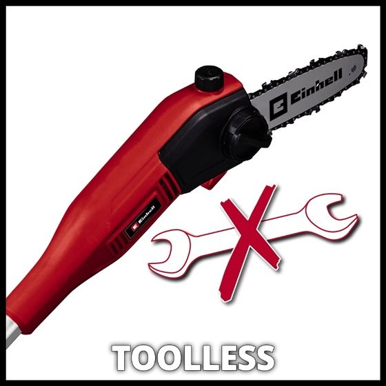 Телескопічний висоторіз Einhell 750 Вт шина 200мм 11 м/с (4501240) - фото №4