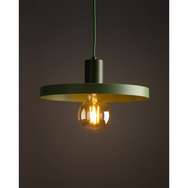 Подвесной светильник, люстра TK Lighting 10761 Sila E27 1x15W IP20 зеленый - фото №1