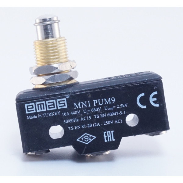 Кінцевий міні-вимикач під гвинт EMAS MN1PUM9 - фото №1