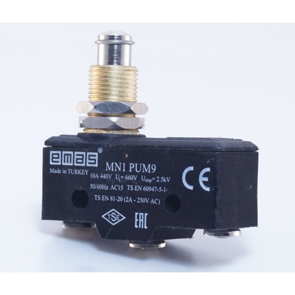 Кінцевий міні-вимикач під гвинт EMAS MN1PUM9 - фото №4