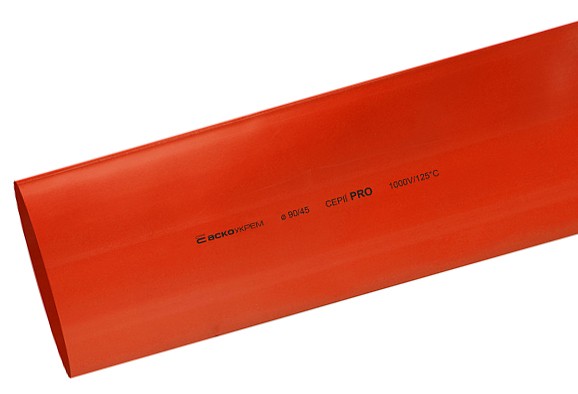 Термоусаджувальна трубка Аско-Укрем PRO Ø 90,0/45,0 червона (A0150040630)