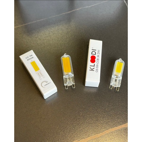 Светодиодная лампочка Kloodi G9-3W COB 3K DIM IP20 - фото №2