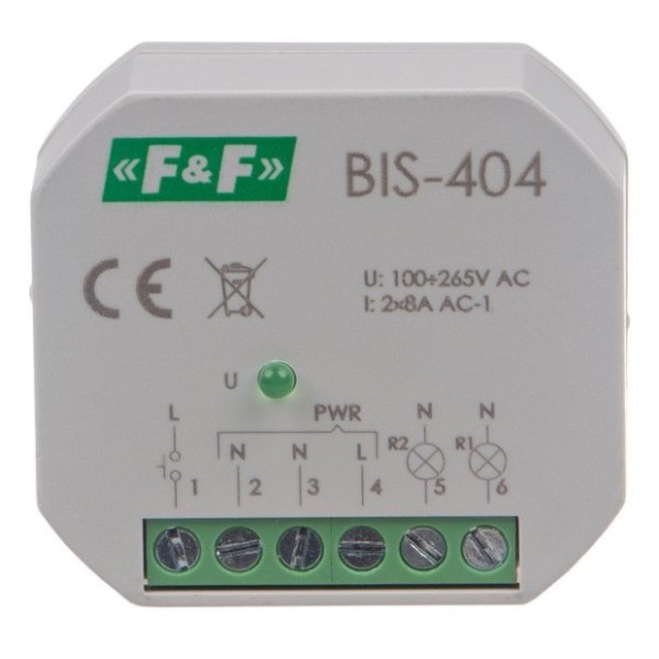 Імпульсне реле F&F BIS-404 - фото №3
