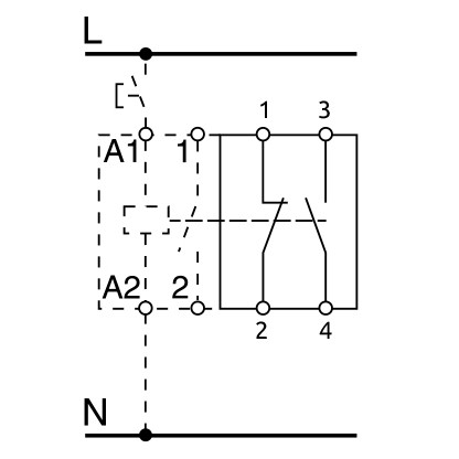 Додатковий контакт Promfactor MF/AX11 1NO+1NC для MCF3 - фото №2