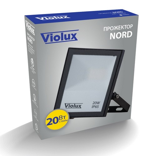 Прожектор LED Violux NORD 20W SMD 6000K 1700lm IP65 ( 400012 ) - фото №3