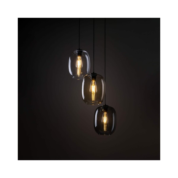 Підвісний світильник, люстра TK Lighting 5973 Elio E27 3x15W IP20 Чорний - фото №4
