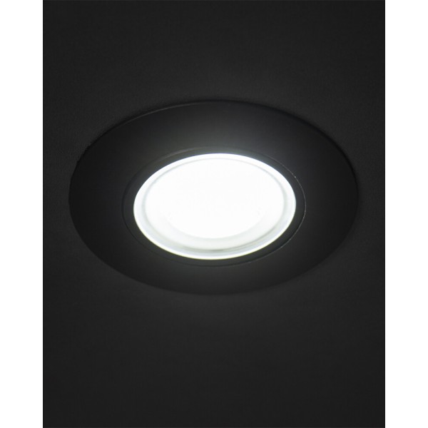 Точечный светильник Kanlux 39260 Fizu LED 1x4W 3000K/4000K/6500K 370Lm IP20 черный - фото №1