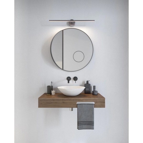 Світильник підсвітка для дзеркала Nordlux 2410421032 Ip LED 1x7.2W 3000K 400Lm IP44 нікелевий - фото №1