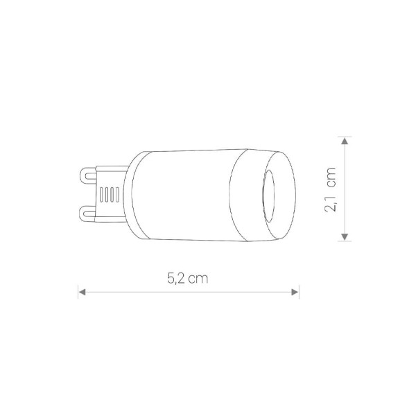 Светодиодная лампочка Nowodvorski 8447 Lens G9 1x3W 4000K 310Lm Белая - фото №1