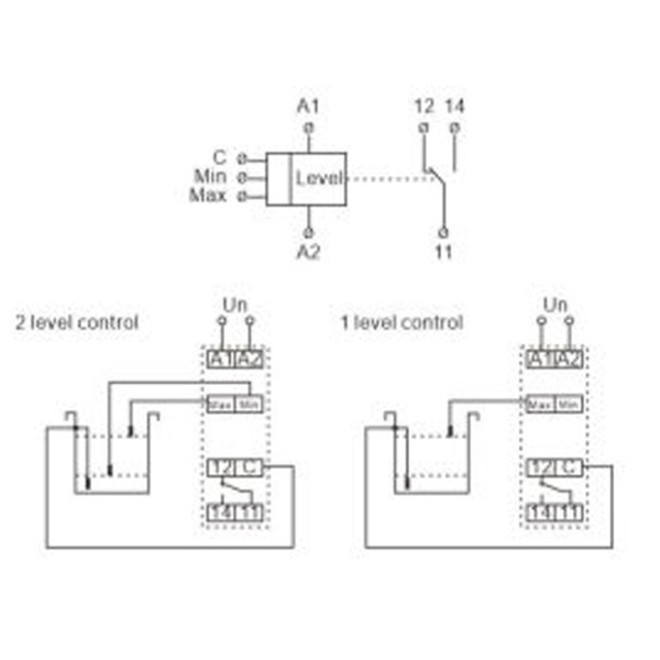 Реле контроля уровня жидкости TOSUNlux TRL8-02 DC24/АС240 10А 5-100кОм (6931934201239) - фото №2