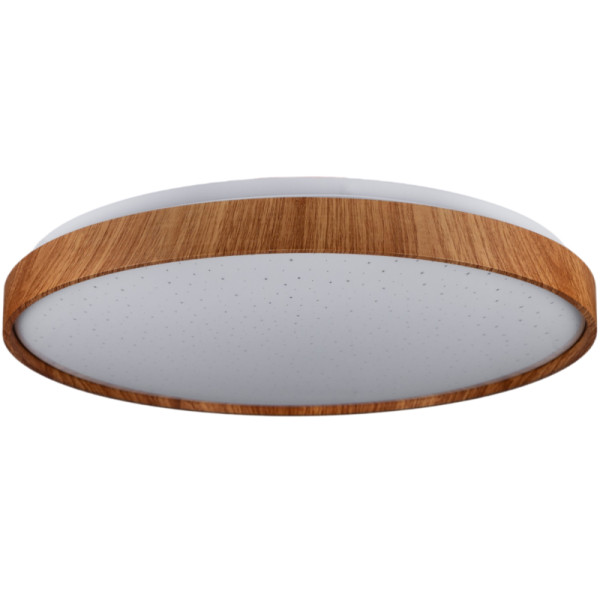 Потолочный светильник Vestum FOREST звездное небо 60Вт 395x65мм 3000К-6500К тиковое дерево