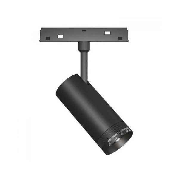 Магнітний трековий світильник Kloodi KDMG-ZOOM45 12W 3K BK LED 960Lm IP20